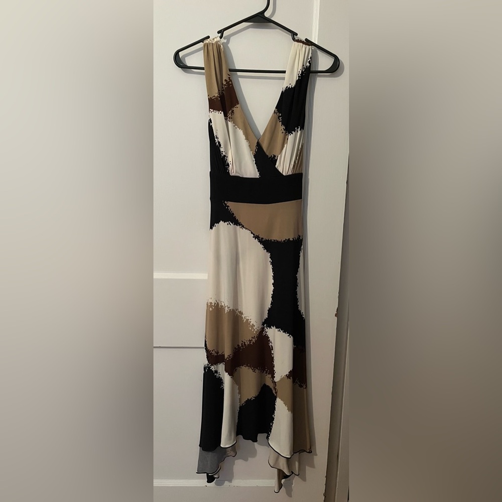 Dress Barn Asymmetrical Dress, multicolor, size 10